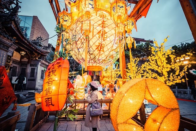 Festival annuel des lanternes en papier